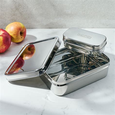 Dalcini Stainless 2 piece Stainless Steel Lunch Set